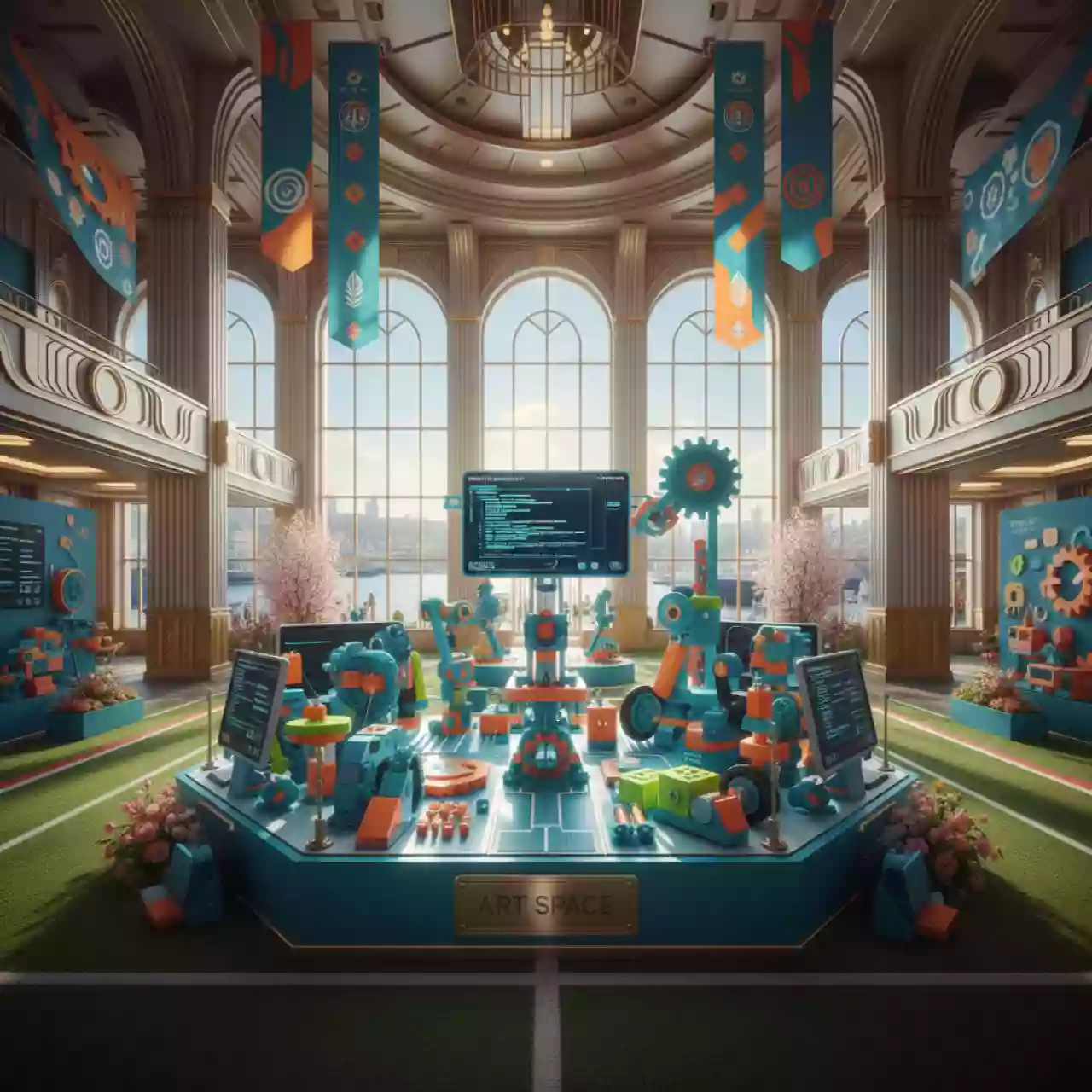 Аренда Комплект игровой "Познавательное развитие STEAM робототехника и программирование" в зале «Чайка» (Морпорт) — ART SPACE