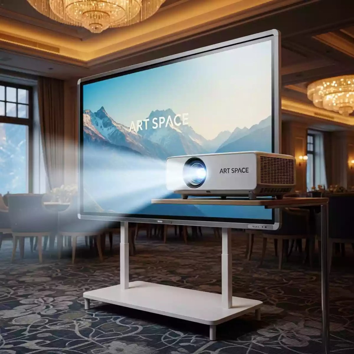 Аренда Комплект интерактивный доска 82 " 10 касаний проектор 3500 лм в Rixos Krasnaya Polyana — ART SPACE