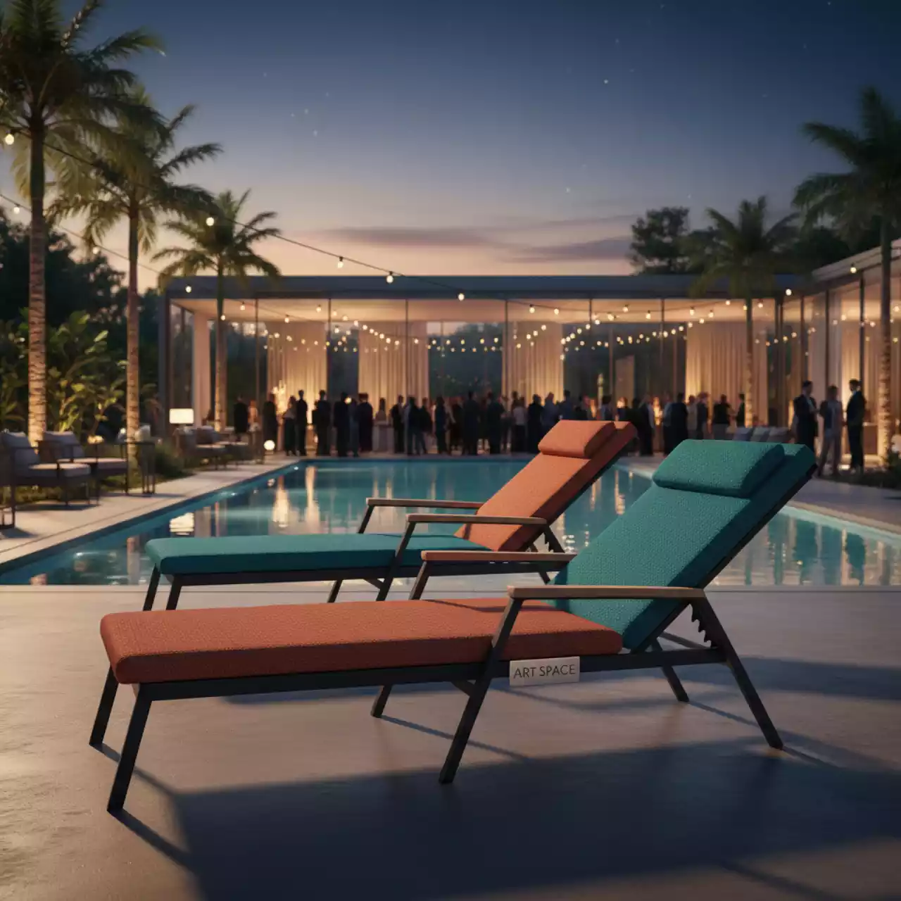 Аренда Комплект из 2 шезлонгов Ankara в санатории «Сочи» — ART SPACE