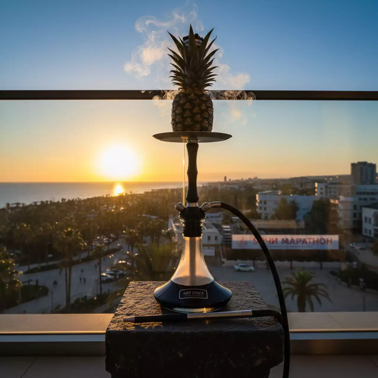 Аренда Комплект кальянов ананасовая чаша в санатории «Октябрьский» — ART SPACE