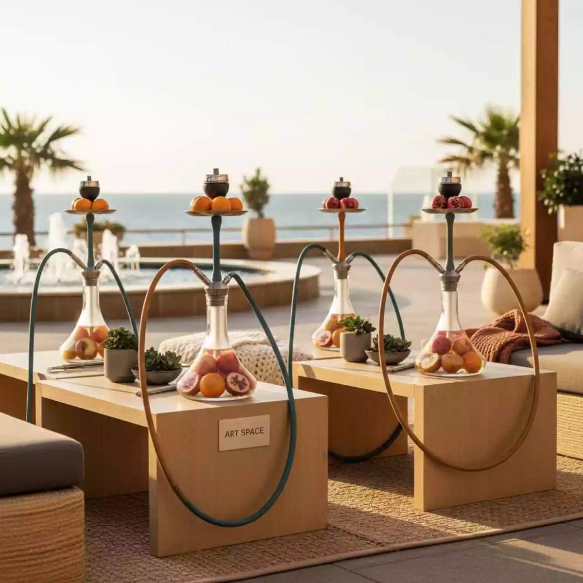 Аренда Комплект кальянов на фруктах в отеле Hyatt Regency Sochi — ART SPACE
