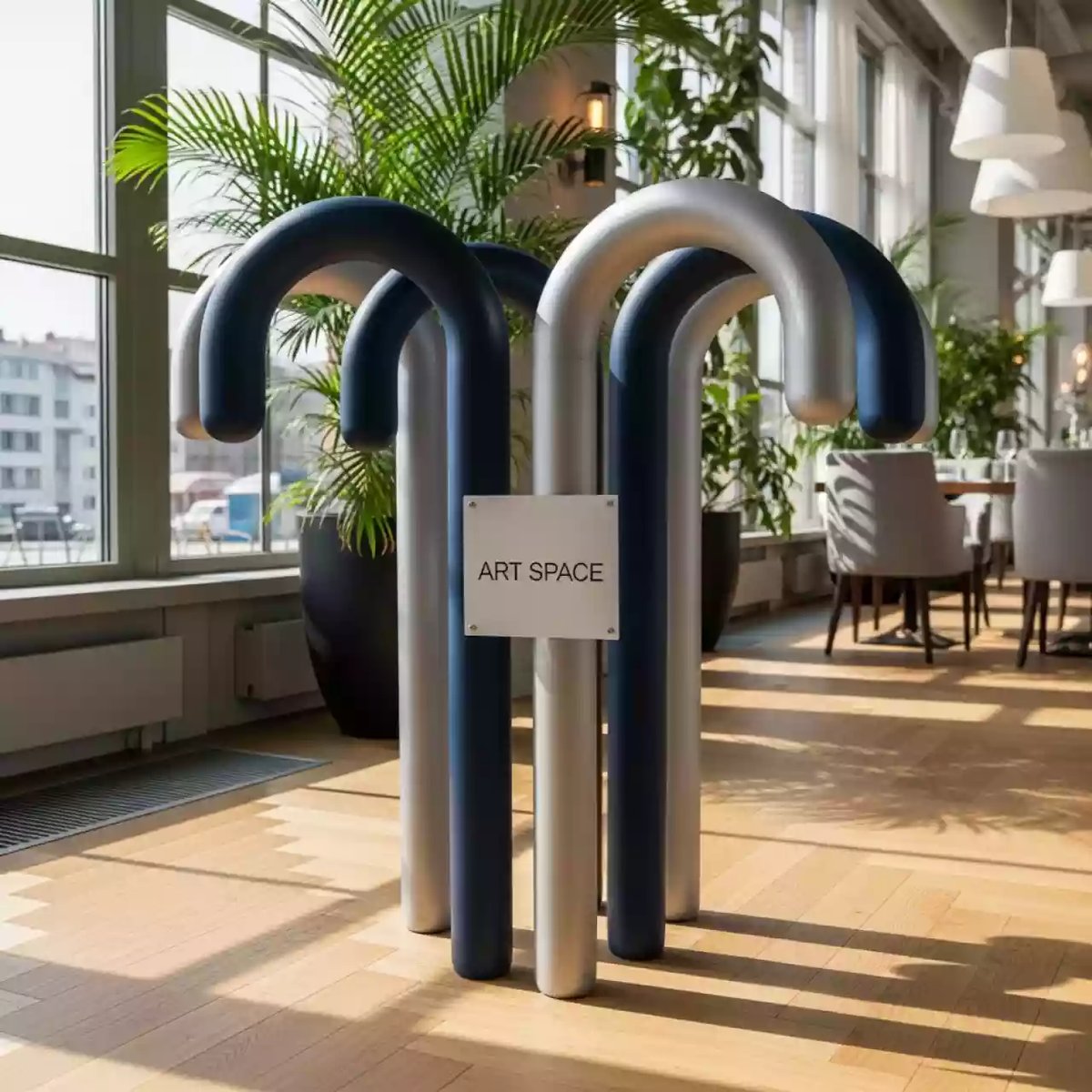 Аренда Комплект карамельных тростей в ресторане «Сыроварня» — ART SPACE