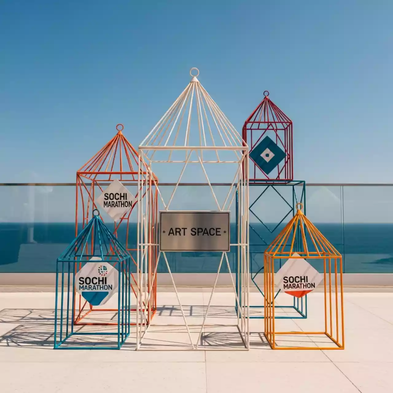 Аренда Комплект клеток Колибри в Swissôtel Resort Sochi Kamelia — ART SPACE