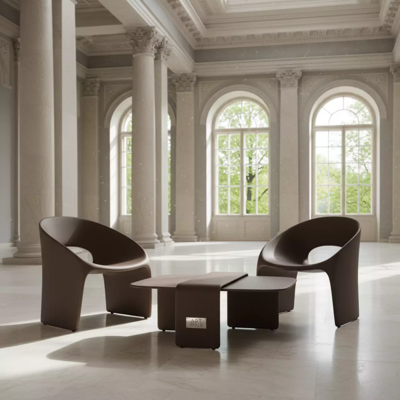 Аренда Комплект кофейный Deco шоколад в усадьбе Голицына — ART SPACE