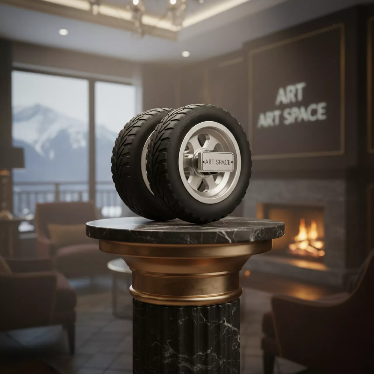 Аренда Комплект колес TETRIX MAX в Golden Tulip Rosa Khutor — ART SPACE