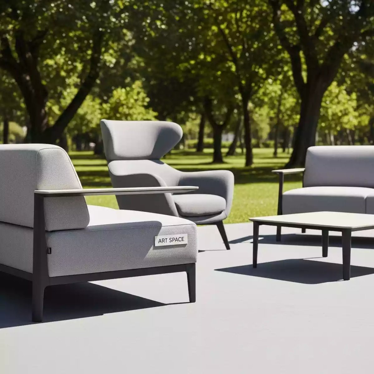 Аренда Комплект лаунж мебели Osten в парке «Ривьера» — ART SPACE