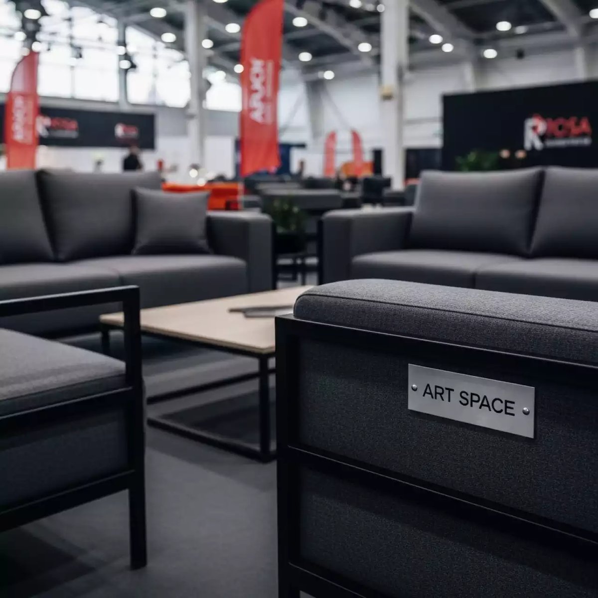 Аренда Комплект лаунж мебели Zelmar в ледовом дворце «Роза Хутор» — ART SPACE