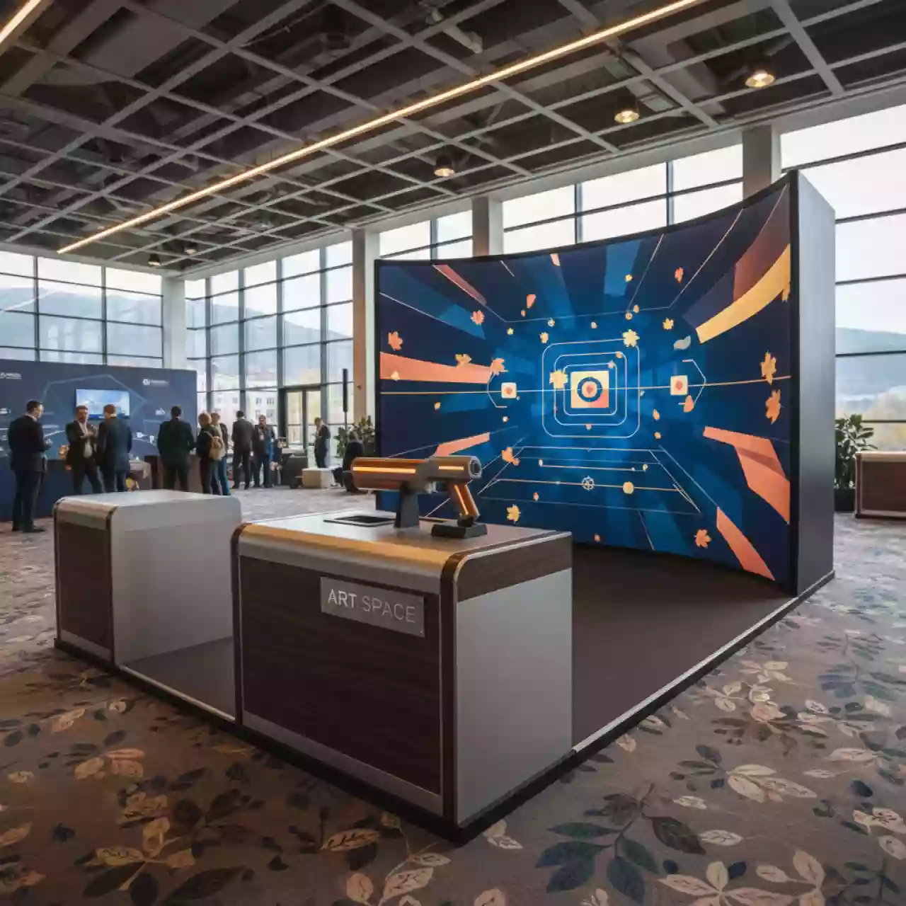 Аренда Комплект лазерного тираинтир Кадет НВП пистолет по экрану 1 стрелок на курорте «Газпром» (Альпика) — ART SPACE