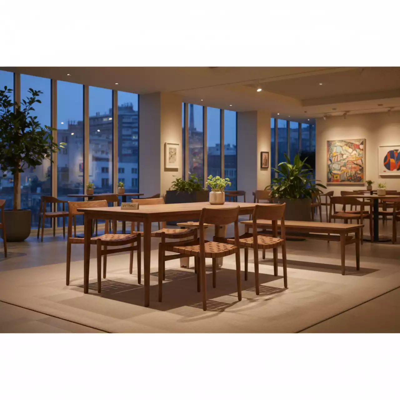 Аренда Комплект LC6T 7 коричневый в ресторане «Brunello» — ART SPACE