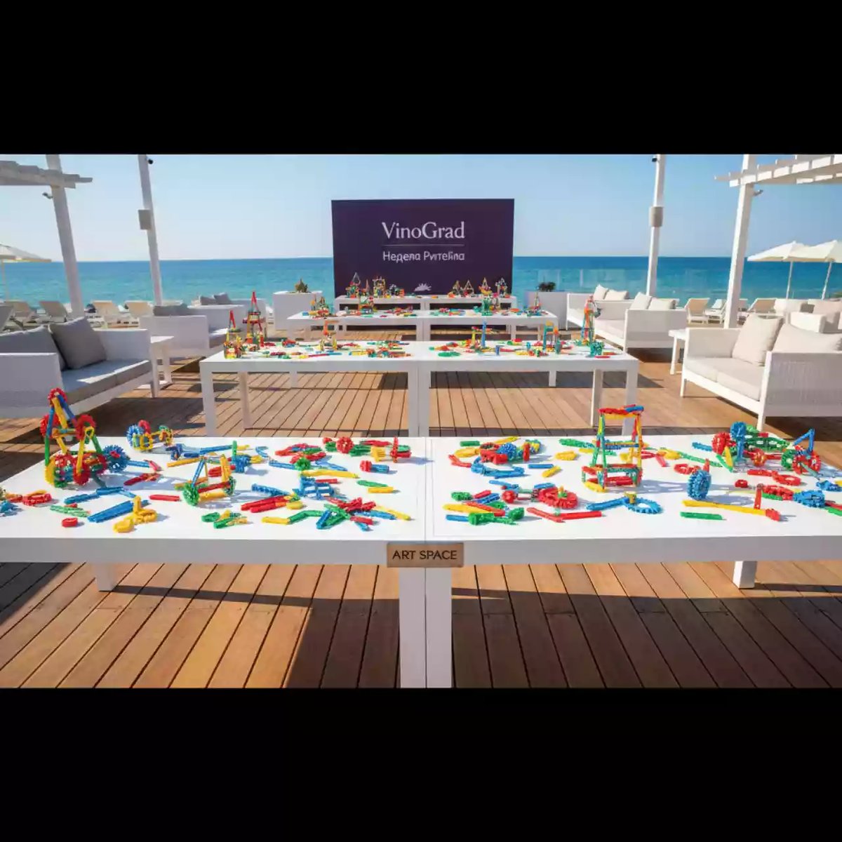 Аренда Комплект Lego для 20 детей математическое и техническое развитие в пляжном комплексе VinoGrad — ART SPACE