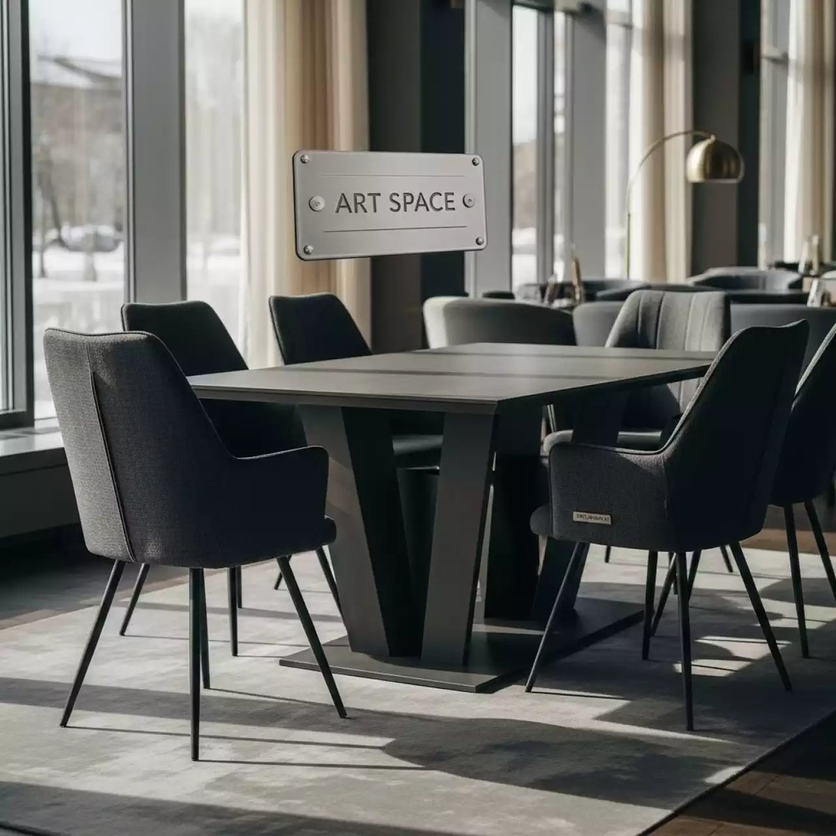 Аренда Комплект LS5O1T1 7 графитовый в ресторане «D.O.M» — ART SPACE