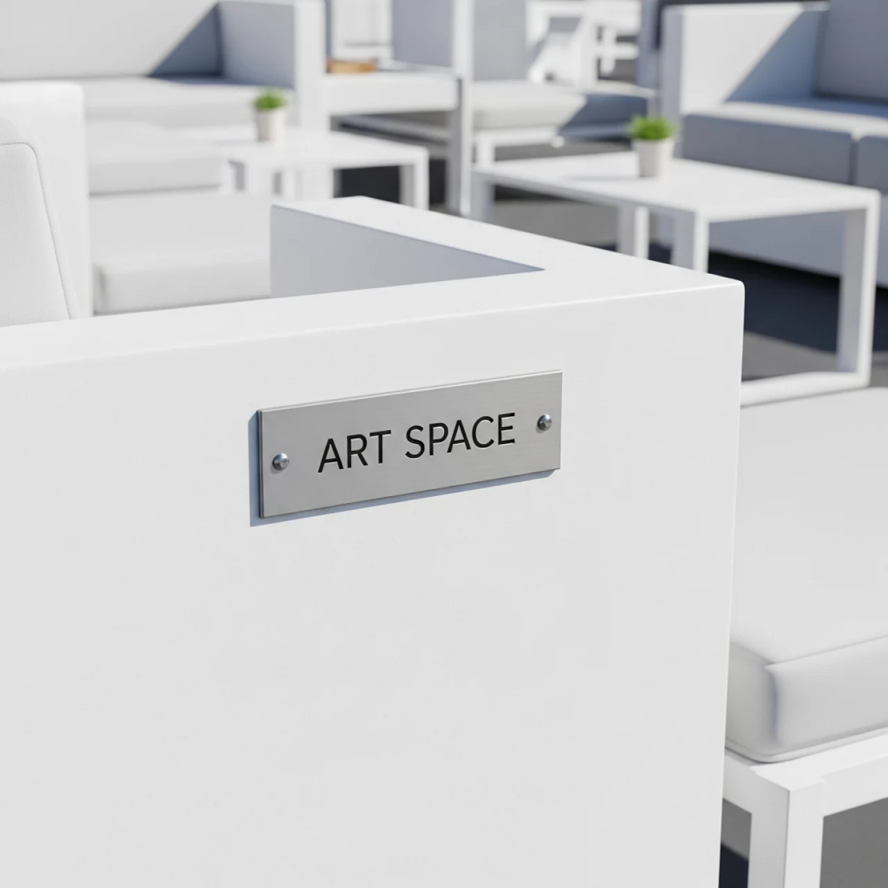 Аренда Комплект мебели для отдыха Flow 5 белый в усадьбе Голицына — ART SPACE