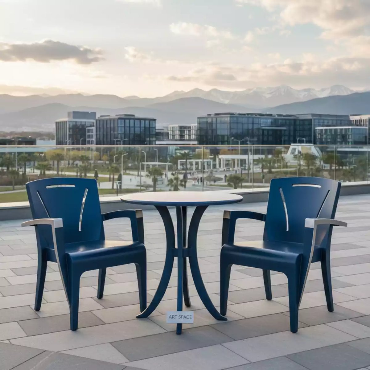 Аренда Комплект мебели из литого алюминия Royal Family Wilhelm на 2 персоны в Delta Sirius — ART SPACE