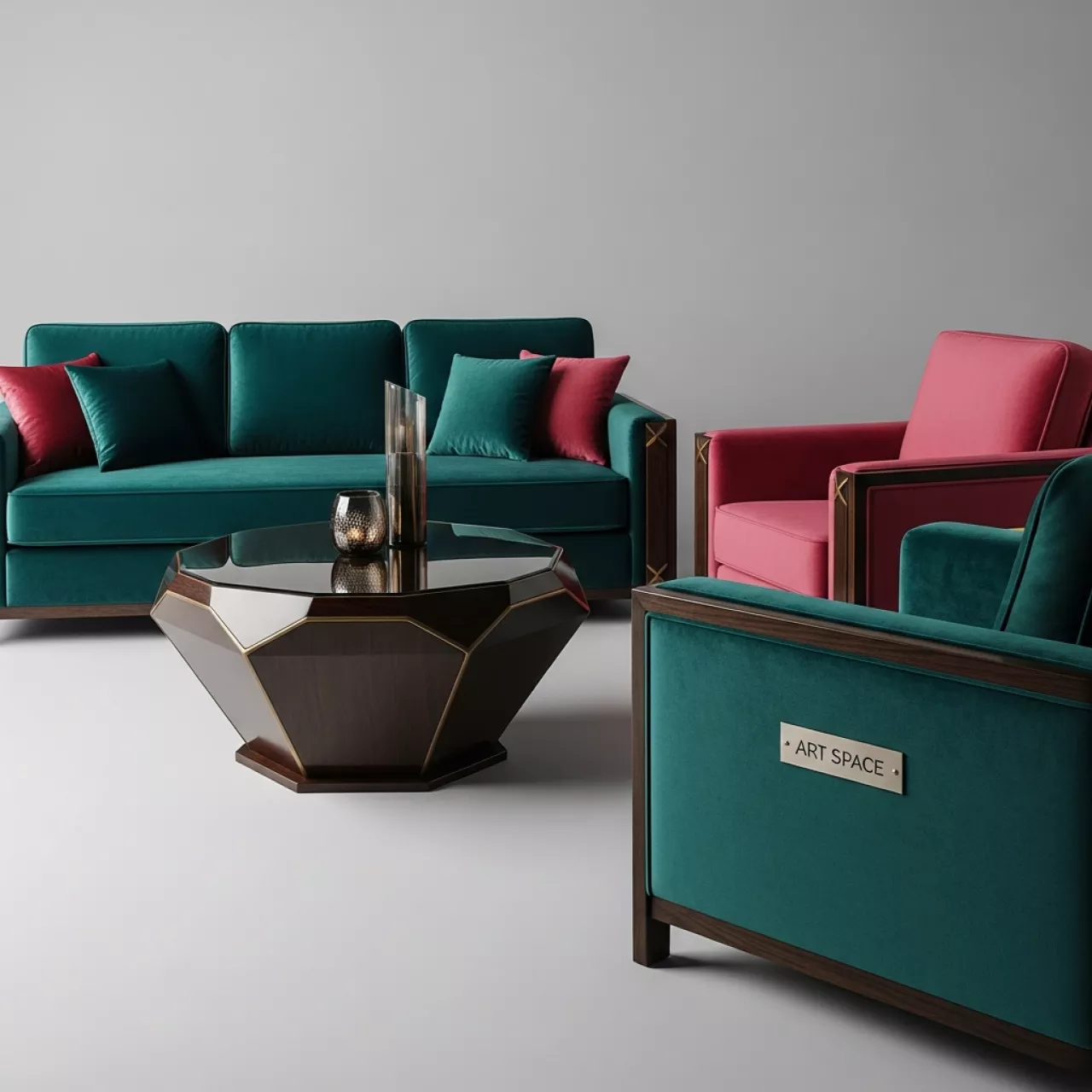 Аренда Комплект мебели кофейный Багамы Люкс кресло диван столик на пляже «Маяк» — ART SPACE