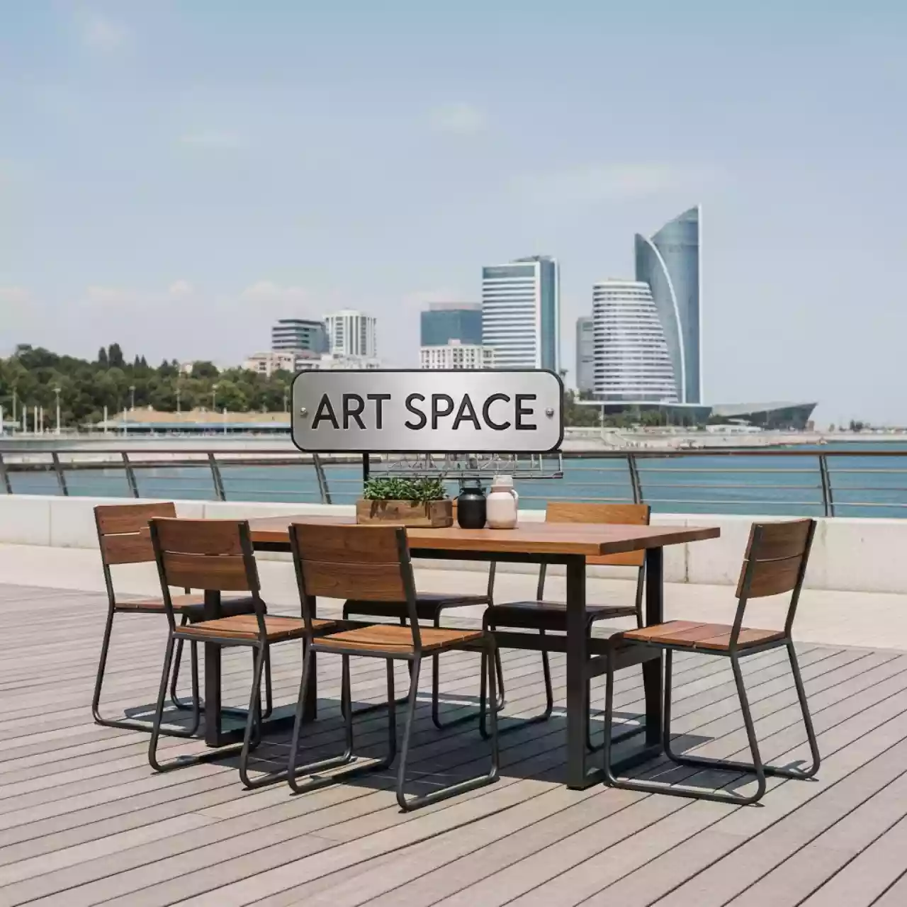 Аренда Комплект мебели обеденной Quadro на Имеретинской набережной — ART SPACE