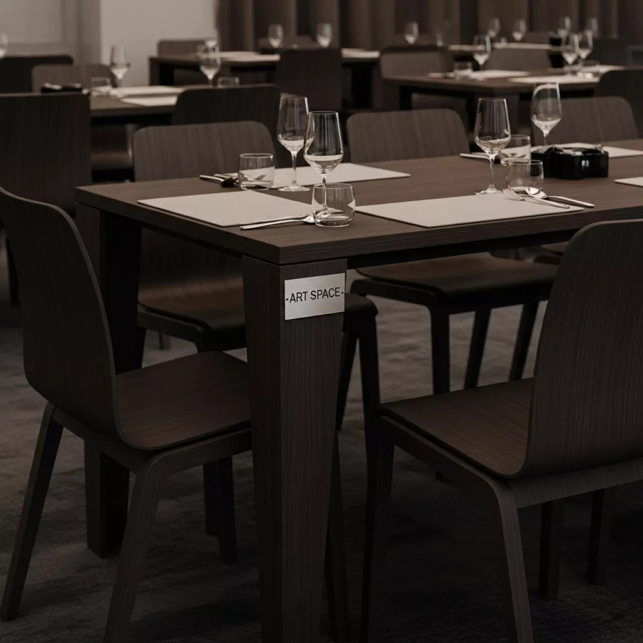 Аренда Комплект мебели пластик венге в отеле «Богатырь» — ART SPACE
