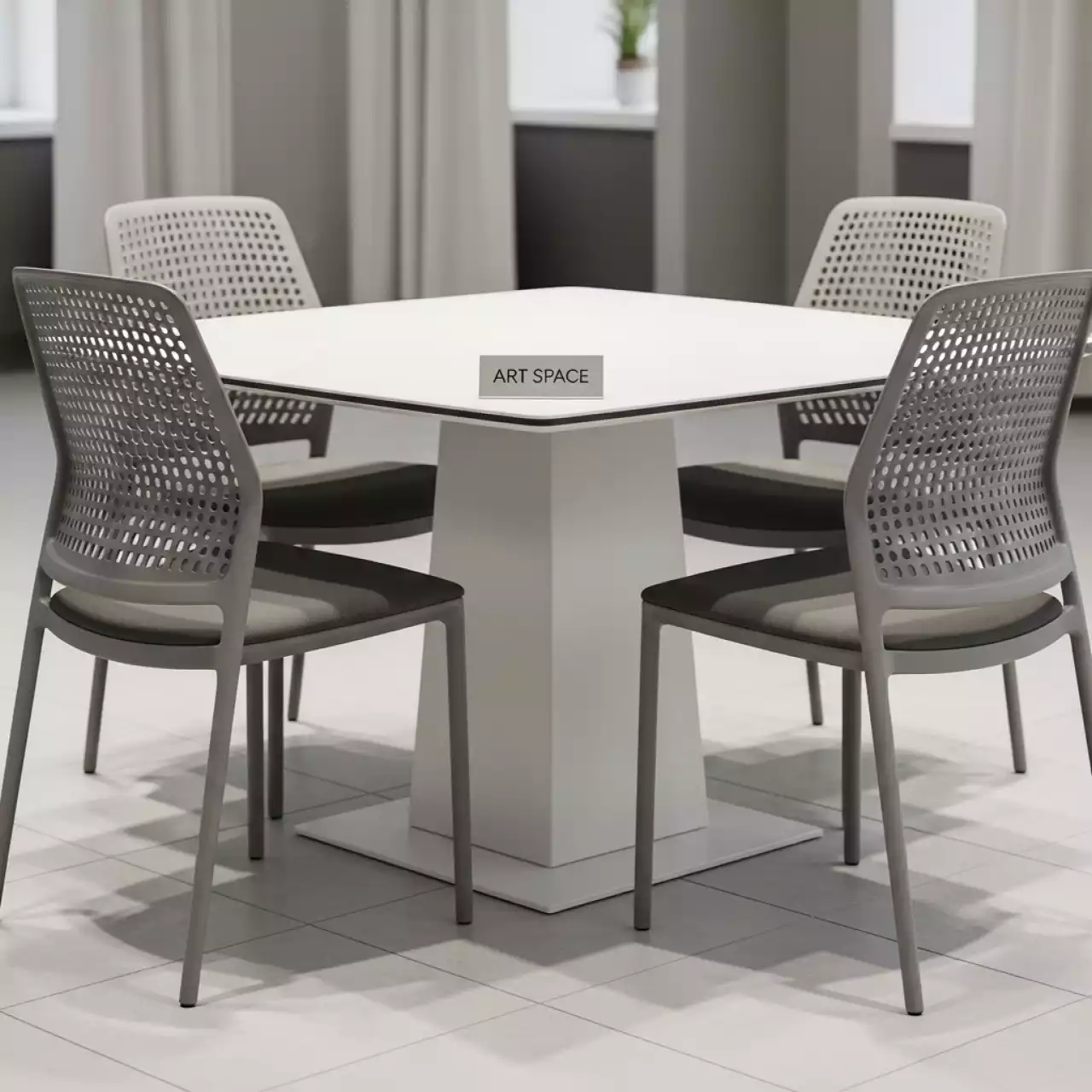 Аренда Комплект мебели пластиковой Clip 70 Bora Bistrot в Gamma Sirius — ART SPACE