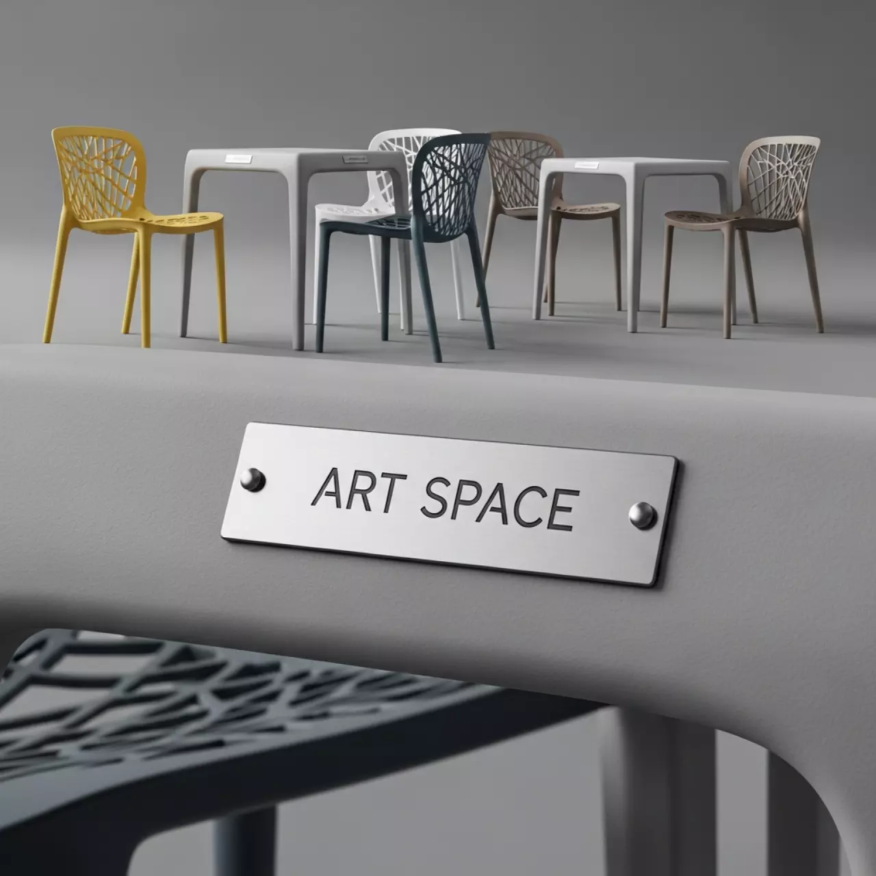 Аренда Комплект мебели пластиковой Octopus Lisa в Sport Inn Hotel & Wellness — ART SPACE