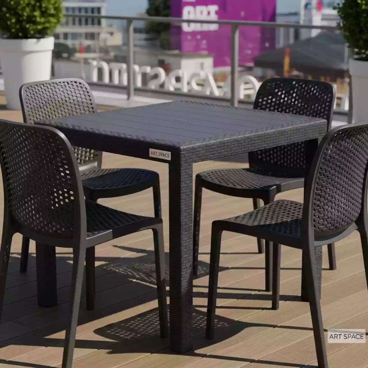 Аренда Комплект мебели пластиковой Orlando 80 Ibiza в Mercure Сочи Центр — ART SPACE