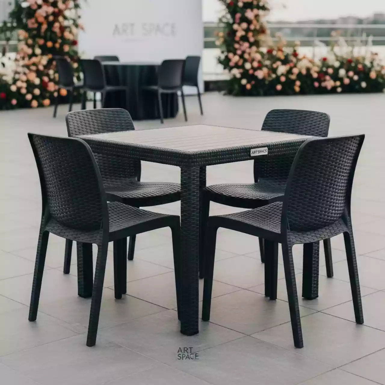 Аренда Комплект мебели пластиковой Orlando 80 Panama в Stella di Mosca — ART SPACE