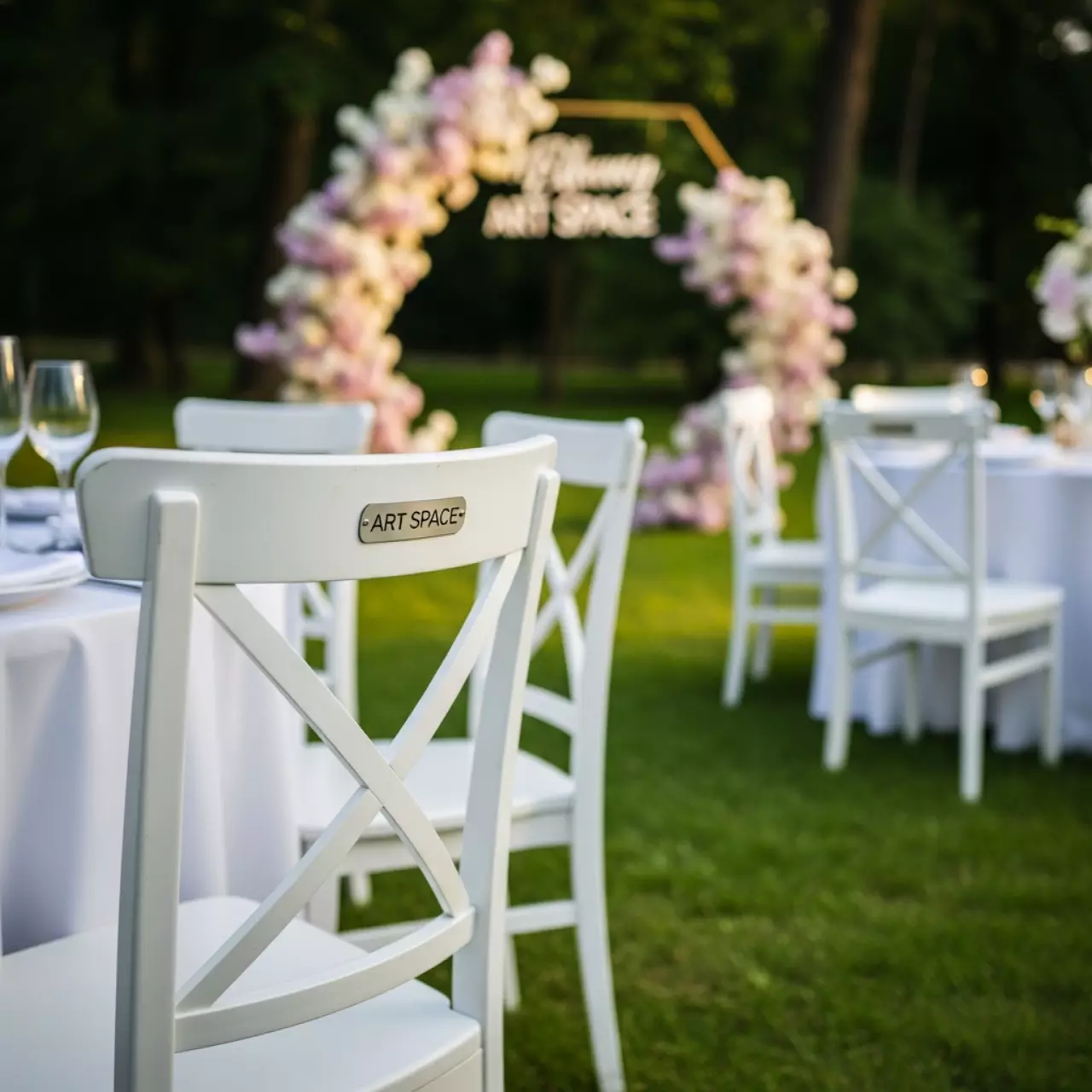 Аренда Комплект мебели пластиковой Sky 105 Cross в парке «Ривьера» — ART SPACE