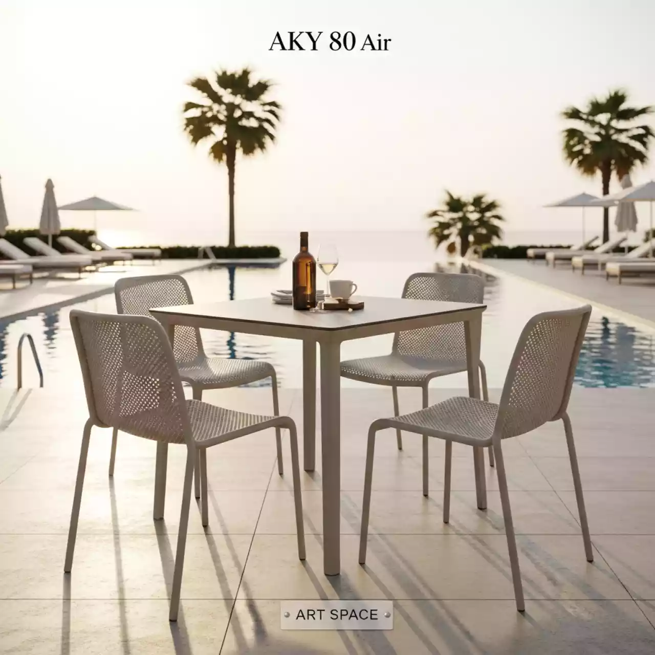 Аренда Комплект мебели пластиковой Sky 80 Air в отеле «Звездный» — ART SPACE