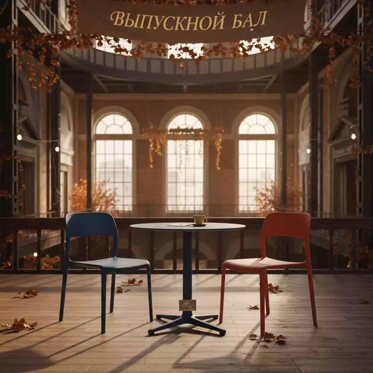 Аренда Комплект мебели пластиковой Spritz Costa Bistrot в Зимнем театре — ART SPACE