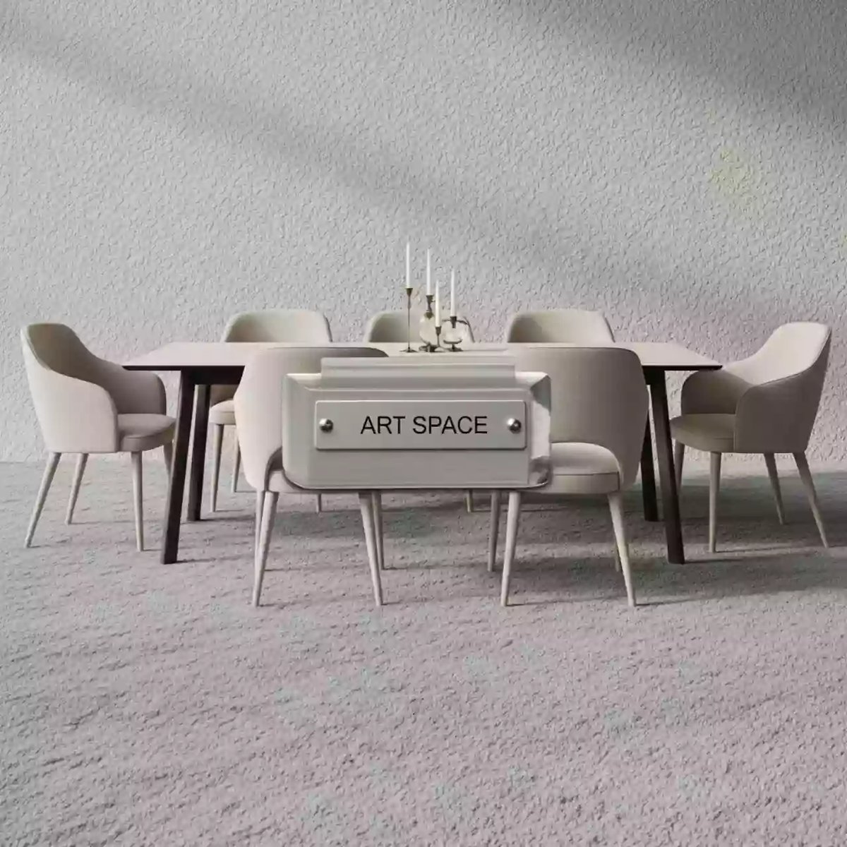 Аренда Комплект мебели Royal Family KARL с обеденным столом бежевый в комплексе «Дагомыс» — ART SPACE