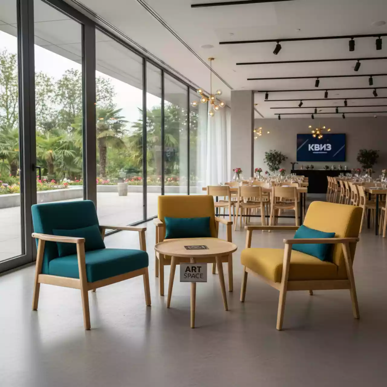 Аренда Комплект мебели Стокгольм 3 предмета с подушками в санатории «Сочи» — ART SPACE