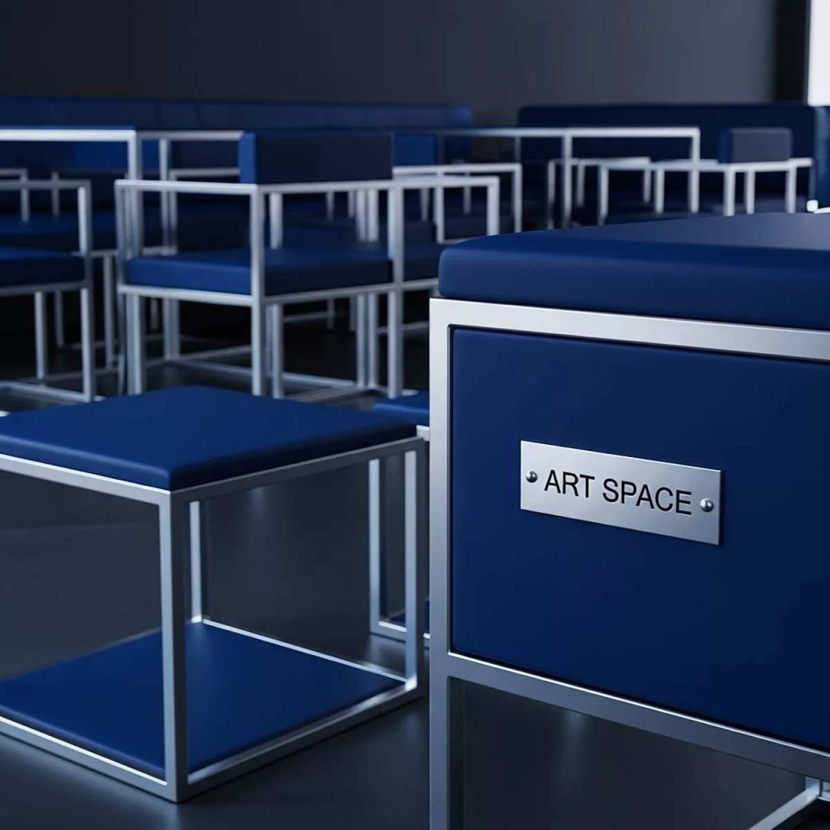 Аренда Комплект металлической мебели Baku в ресторане «D.O.M» — ART SPACE