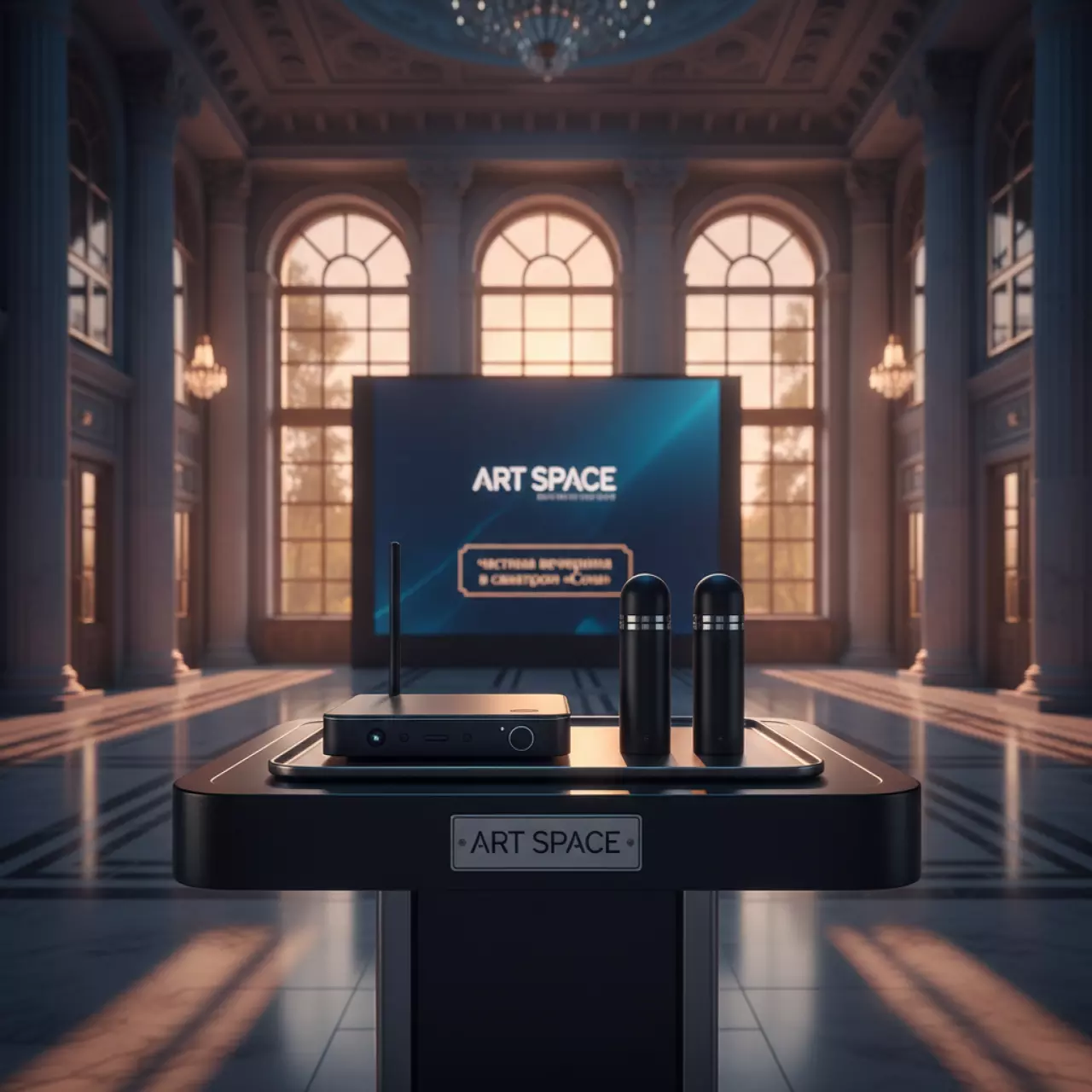 Аренда Комплект микрофонных систем беспроводных Shure в санатории «Сочи» — ART SPACE