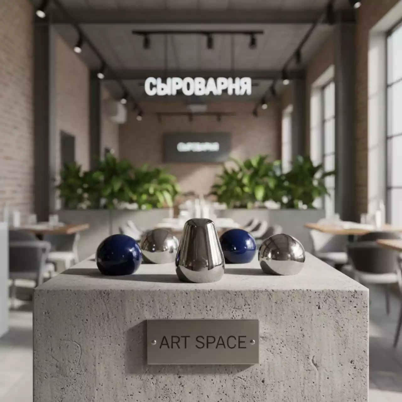 Аренда Комплект новогодней карамели 5 штук в ресторане «Сыроварня» — ART SPACE