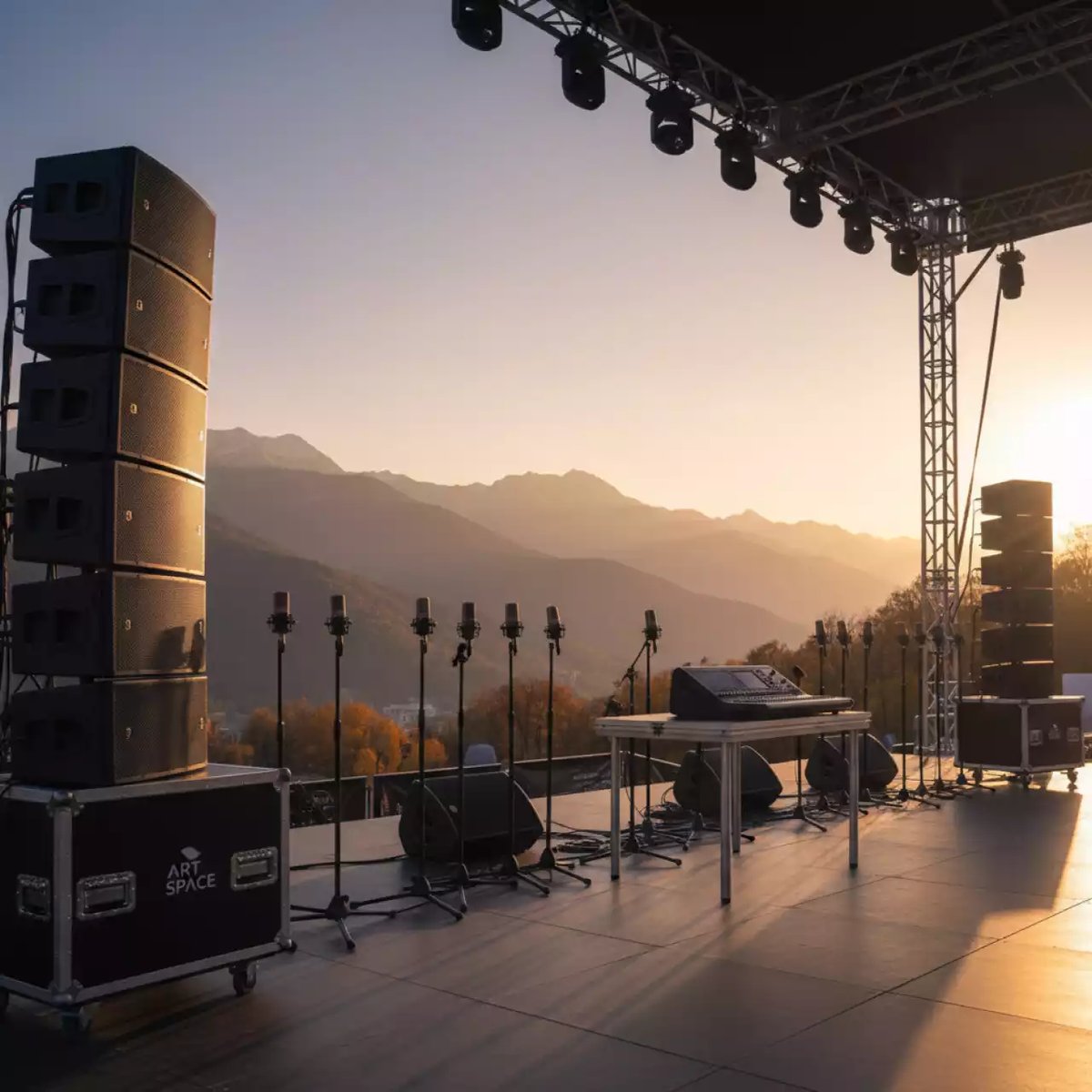 Аренда Комплект оборудования для выступлений музыкальных коллективов в Сочи Парк Отеле — ART SPACE