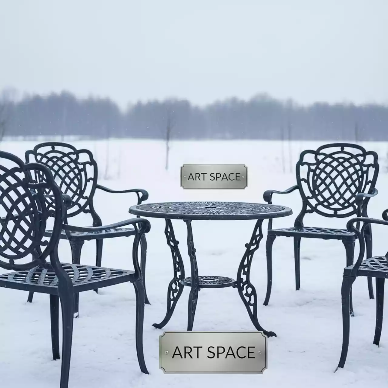 Аренда Комплект Paris из литого алюминия для лаунж зоны 2 человека в санатории «Заполярье» — ART SPACE