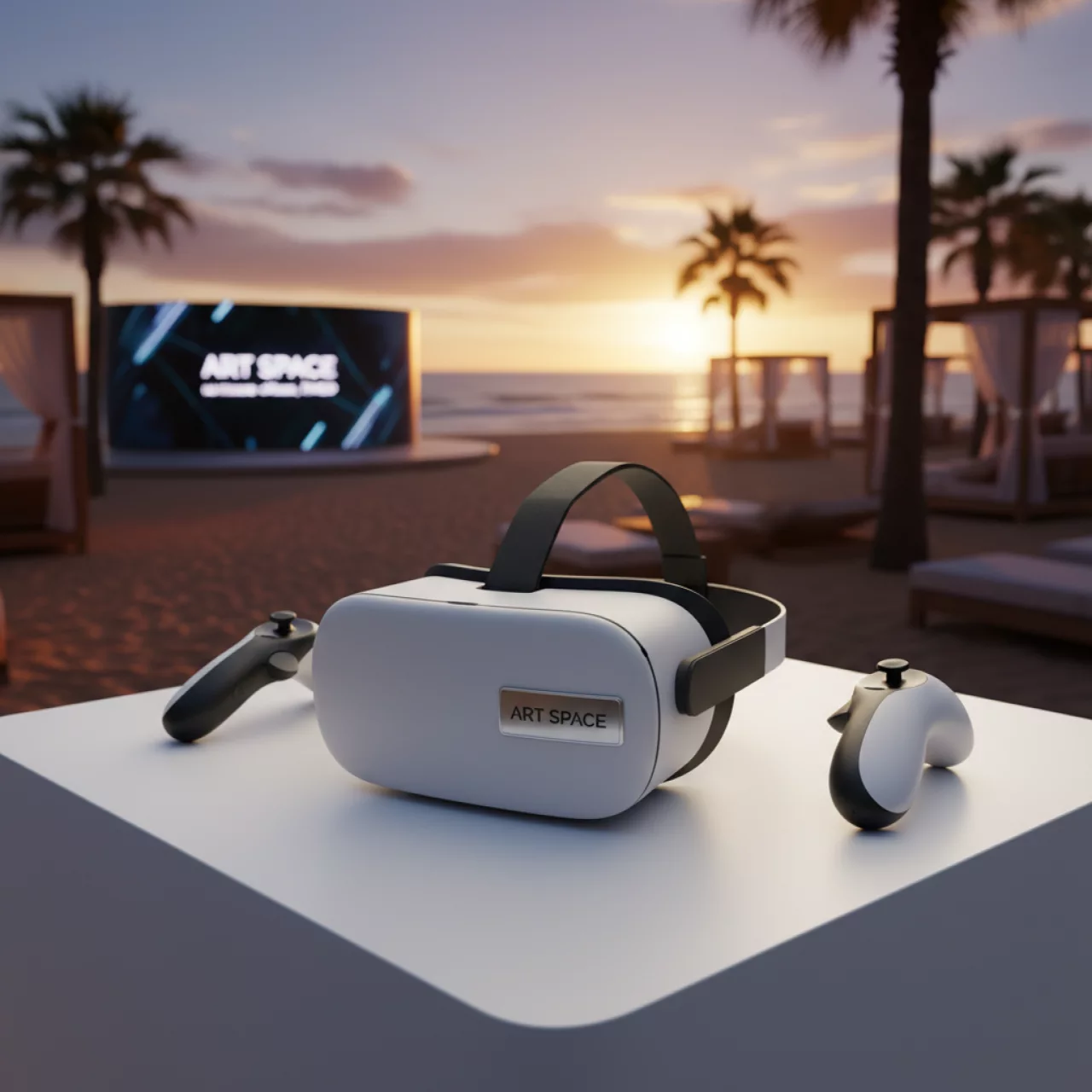 Аренда Комплект Pimax Artisan контроллеры базовые станции Vive 1.0 на пляже «Маяк» — ART SPACE