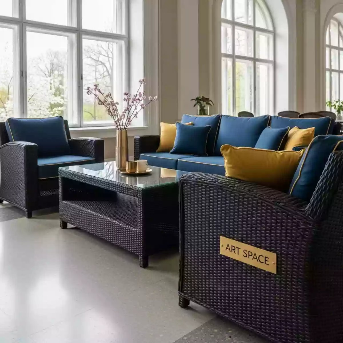 Аренда Комплект плетеной мебели REAL NATUR в санатории «Октябрьский» — ART SPACE