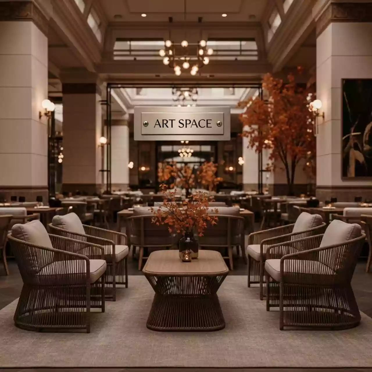 Аренда Комплект плетеной мебели T190BD Y290B W52 brown 4 Pcs в ресторане «Высота 5642» — ART SPACE