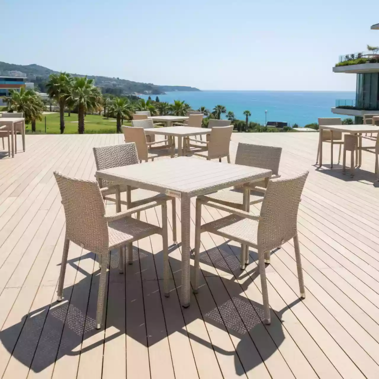 Аренда Комплект плетеной мебели T503SG W1289 80х80 pale в Swissôtel Resort Sochi Kamelia — ART SPACE