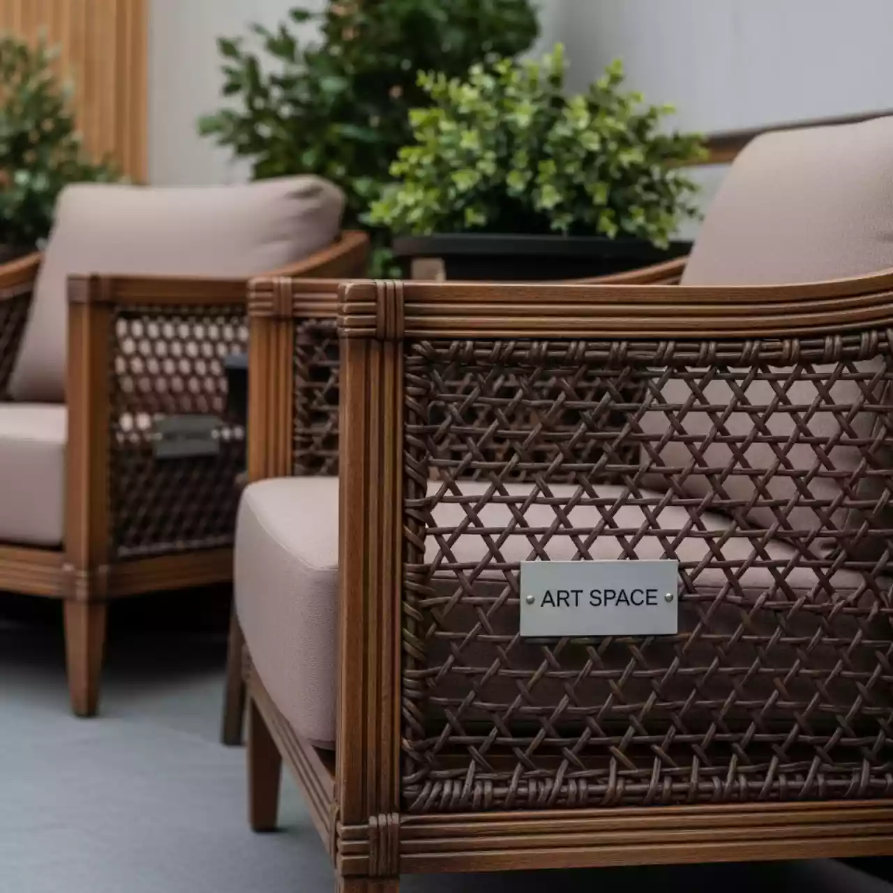 Аренда Комплект плетеной мебели T707ANS Y480A W53 brown 2Pcs в Маринс Парк Отеле — ART SPACE