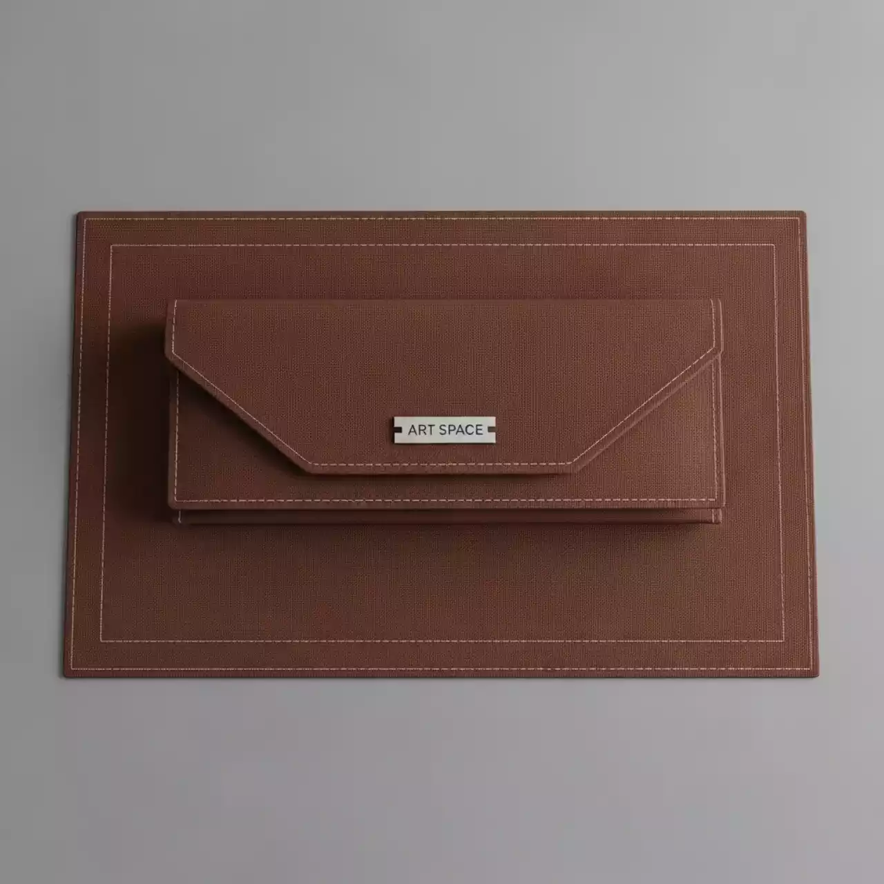 Аренда Комплект плейсмат и куверт на 2 прибора какао в этно-парке «Моя Россия» — ART SPACE