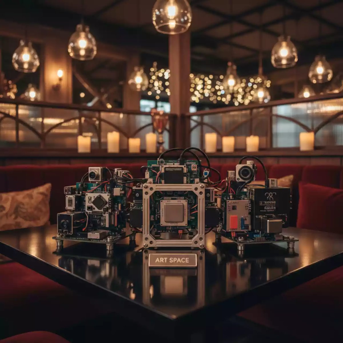 Аренда Комплект робототехнический образовательный Автоматизированные системы "Интернет вещей" в ресторане «Баран-Рапан» — ART SPACE