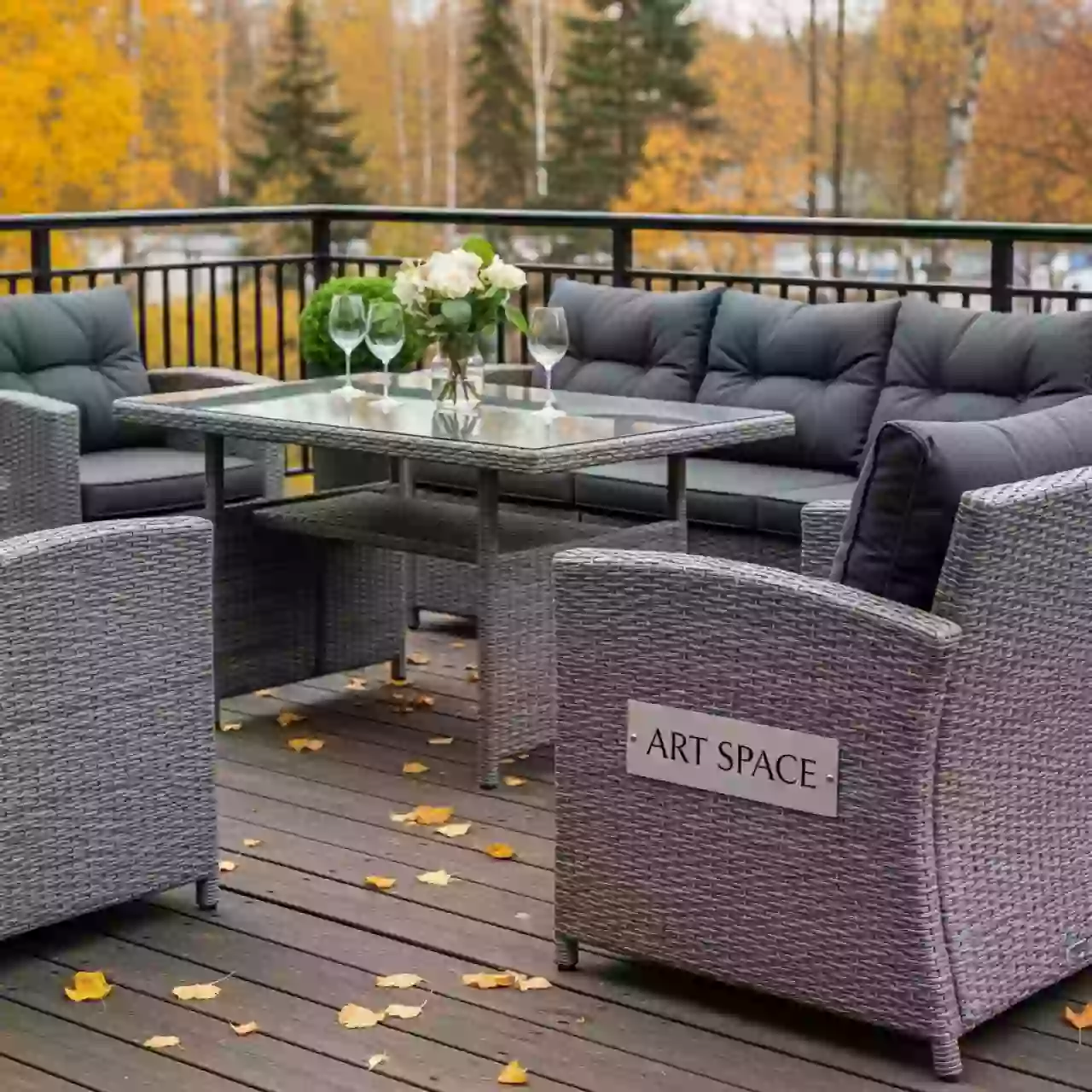 Аренда Комплект садовой мебели HELEX 71313 6 предметов в ресторане «Плакучая Ива» — ART SPACE