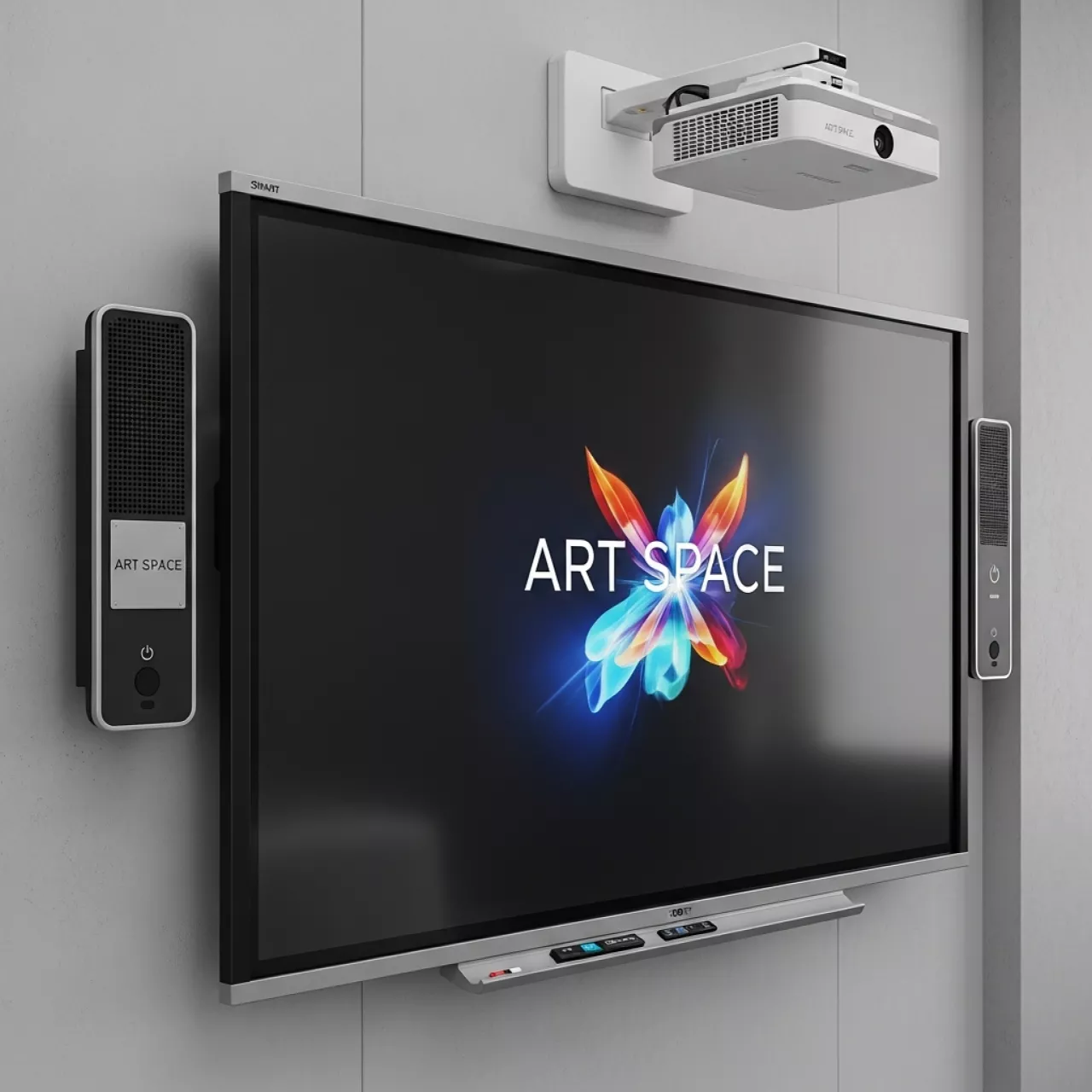 Аренда Комплект SBM787EXD 201WL интерактивная доска SMART SBM787V проектор EXD 201W крепление в Courtyard by Marriott Sochi — ART SPACE