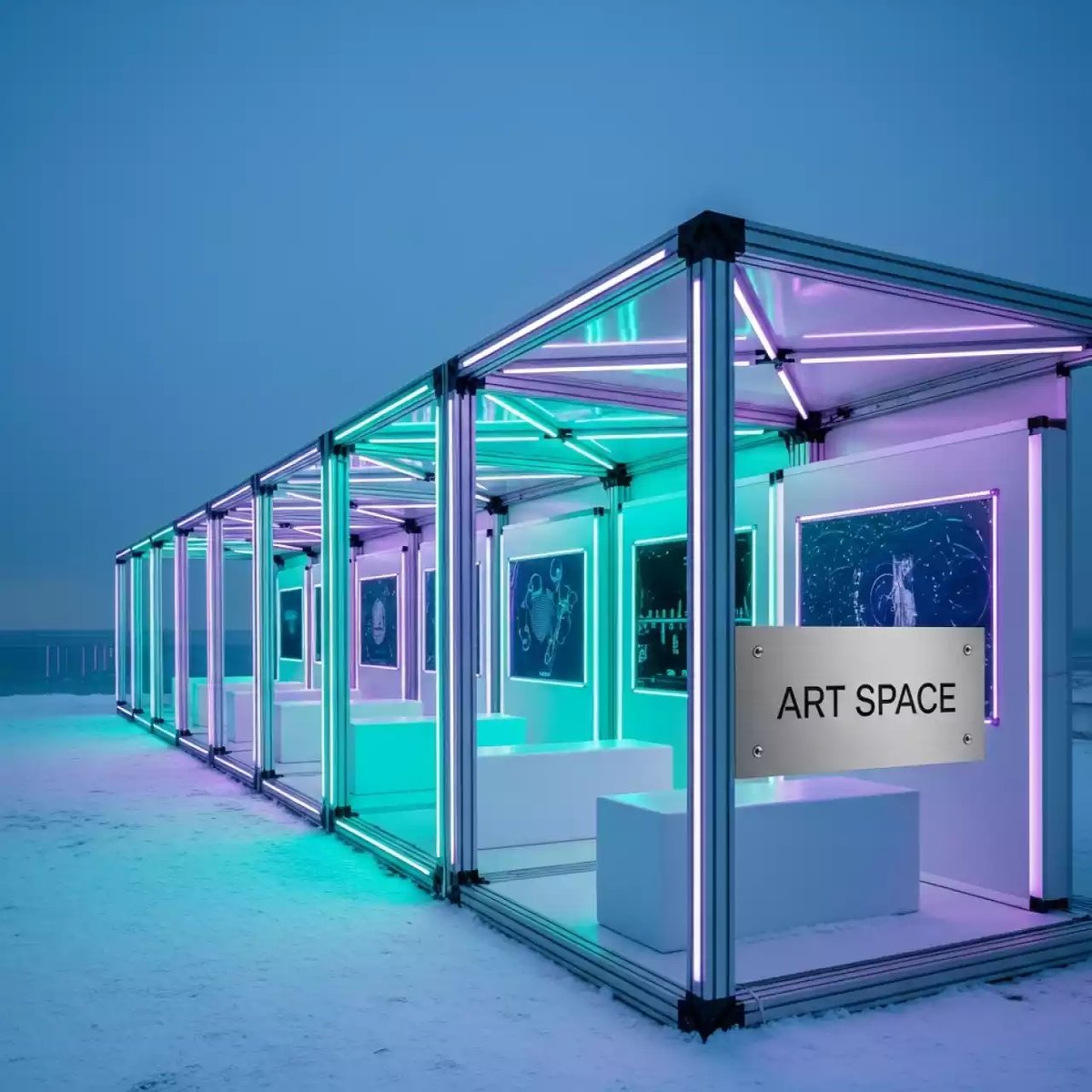 Аренда Комплект шатров 3х3 м 10 шт 90 м² в пляжном комплексе VinoGrad — ART SPACE