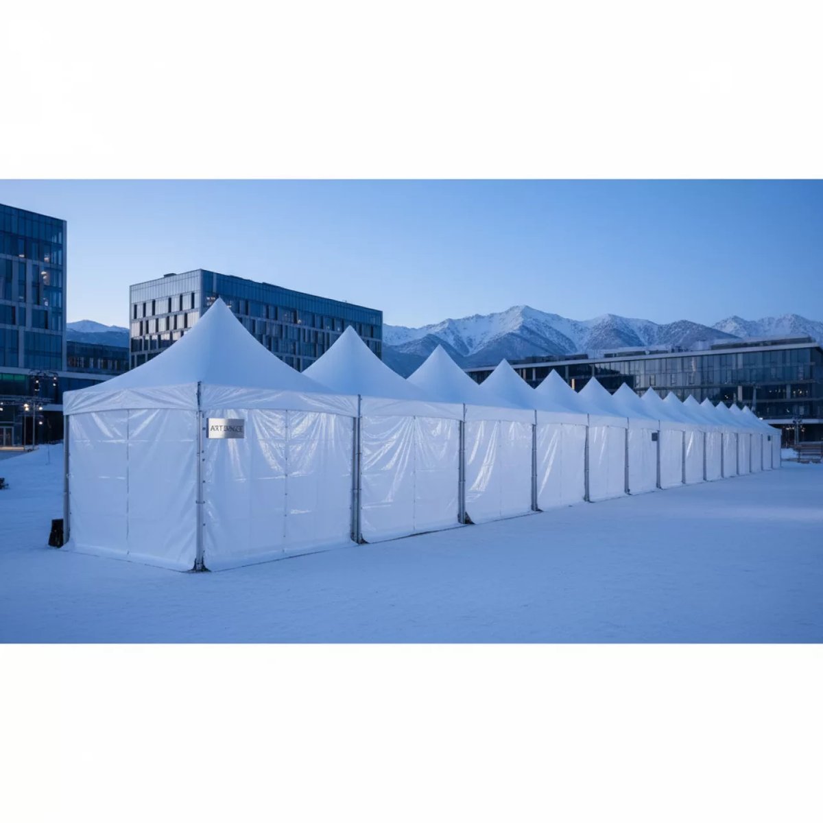 Аренда Комплект шатров 3х3 м 12 шт 108 м² в Omega Sirius — ART SPACE
