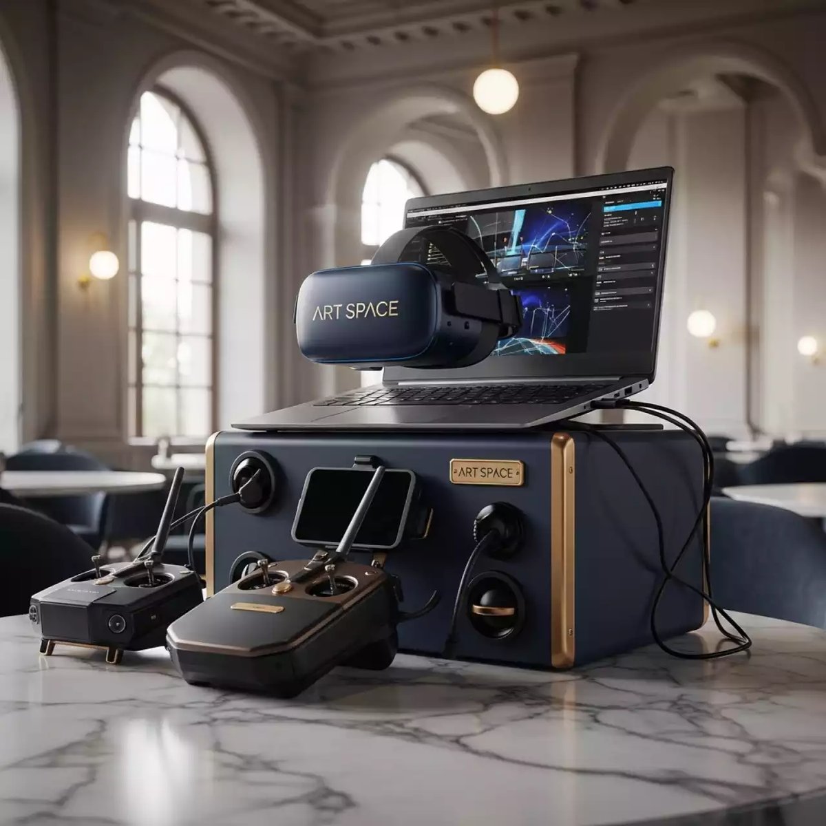 Аренда Комплект учебный Квадросим Мобильный АРМи в ресторане «Магеллан» — ART SPACE