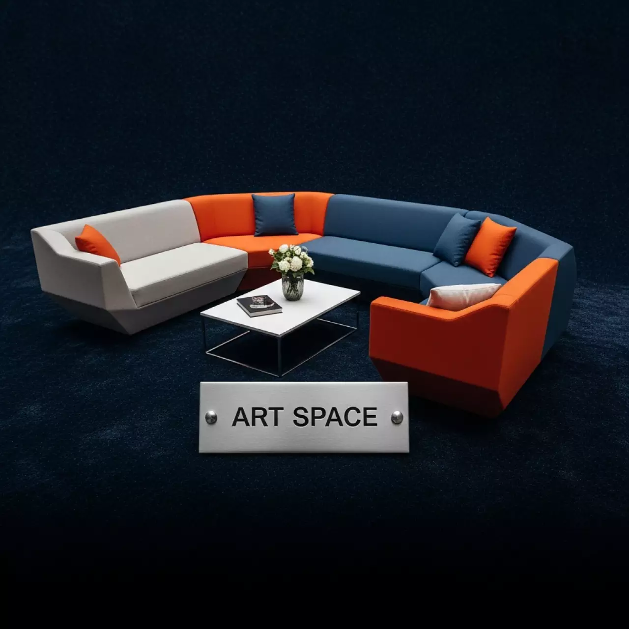 Аренда Комплект угловой Booka с кофейным столом в гранд-отеле «Жемчужина» — ART SPACE