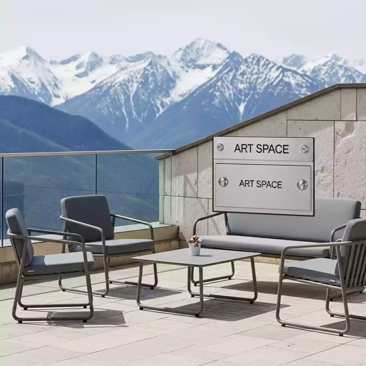 Аренда Комплект уличной мебели в Sochi Marriott Krasnaya Polyana — ART SPACE