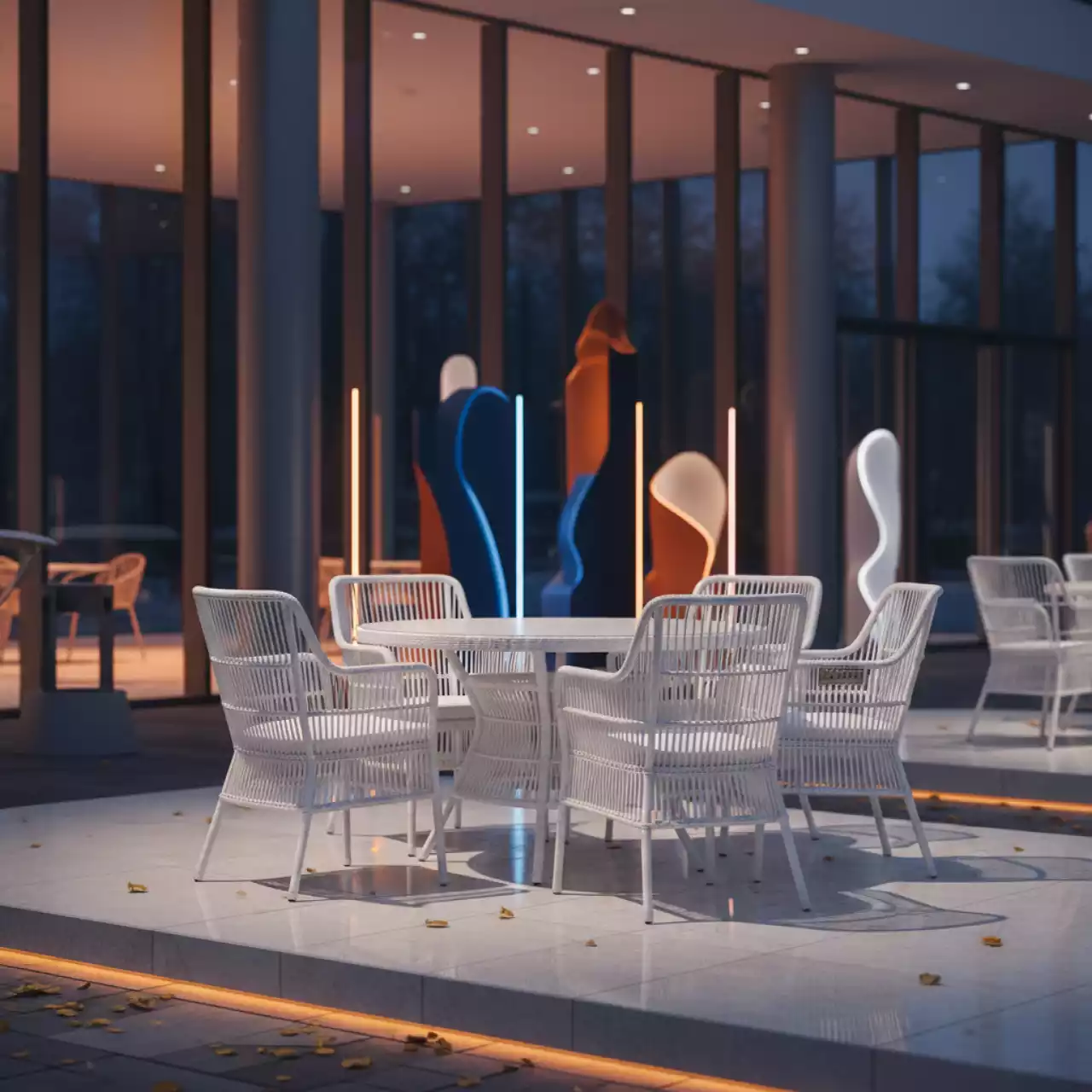 Аренда Комплект уличный Ester Арт 2201WT в Сириус Арене — ART SPACE