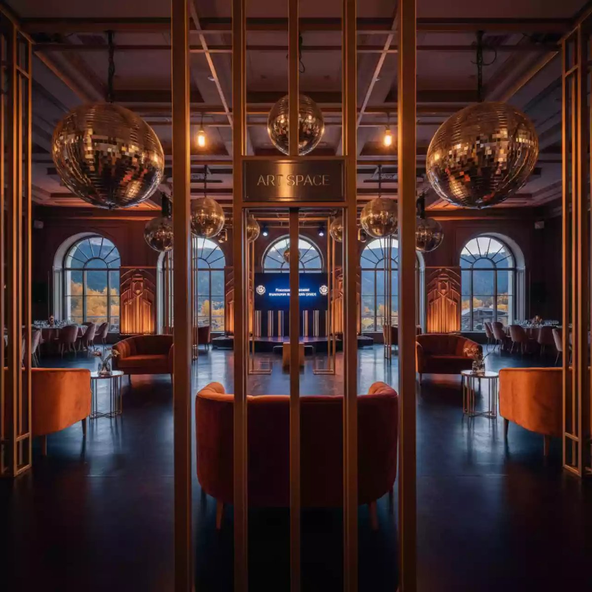 Аренда Комплект в стиле диско в Golden Tulip Rosa Khutor — ART SPACE